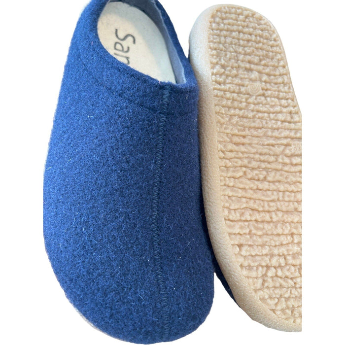 Sanita Shoes Sanita Women’s Wool Felt Clog Slippers, Navy Blue, Size 7 Womens Shoes