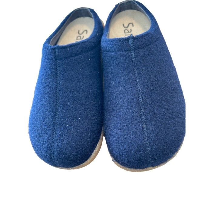 Sanita Shoes Sanita Women’s Wool Felt Clog Slippers, Navy Blue, Size 7 Womens Shoes