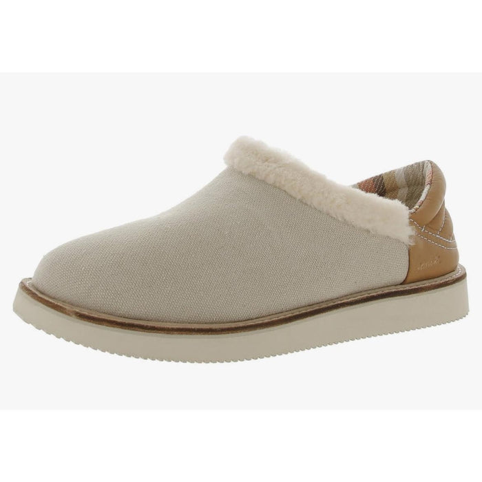 Sanuk 5 / Gray Sanuk Cozy Mat Low Ash Beige Gray Women's Slip On Shoes, Size 5