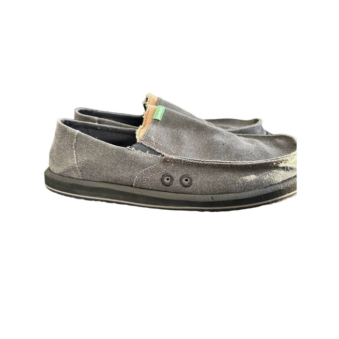 Sanuk 9 / Grey "Sanuk Pick Pocket Men’s Sandals - Stylish Comfort with a Secret Stash, Size Available"