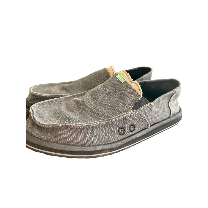 Sanuk 9 / Grey "Sanuk Pick Pocket Men’s Sandals - Stylish Comfort with a Secret Stash, Size Available"