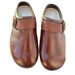 SAS SAS Leather Clog Slip-On Loafer – Size 6.5 WW, Woven Brown, Comfort & Support