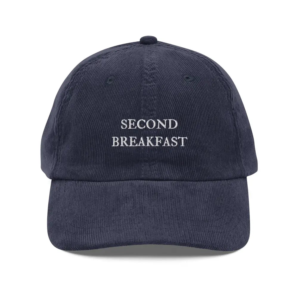 Trini Skies second breakfast embroidered vintage corduroy cap