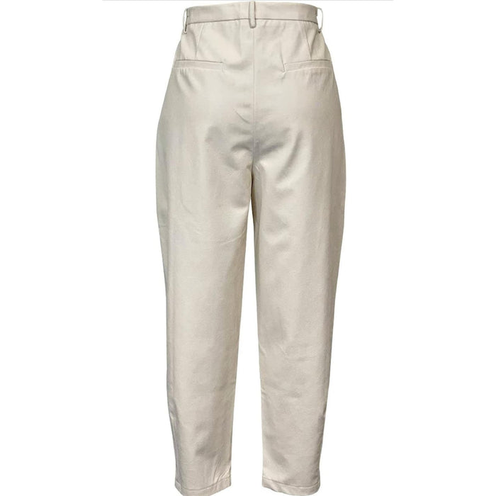 Seta White / Large Seta Apparel Women's Leather Baggy Pants Sz L * wom1100