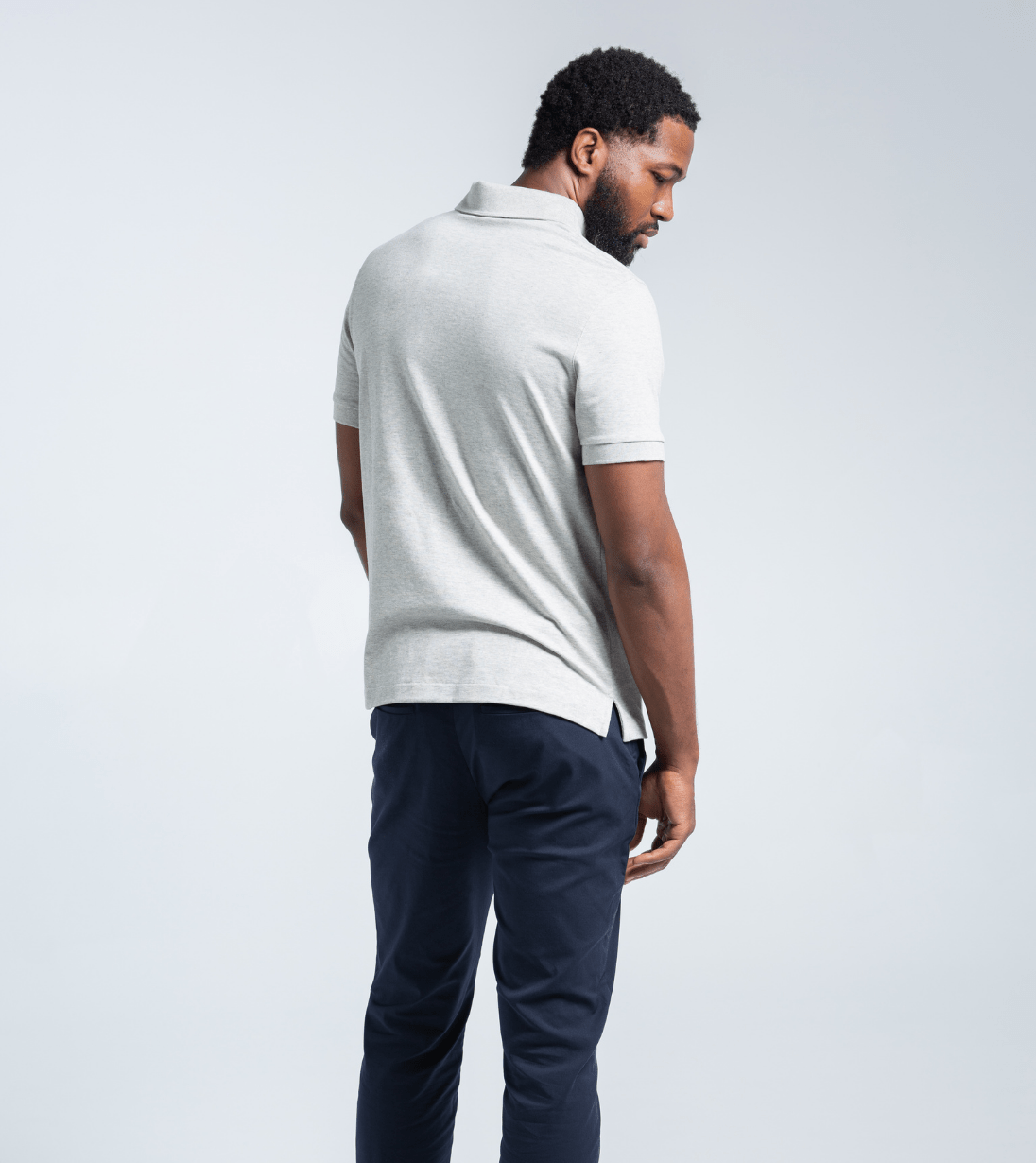 Short Sleeve Perfect Polo - Men's Performance Shirt with StaySharp Collar - Triniskies