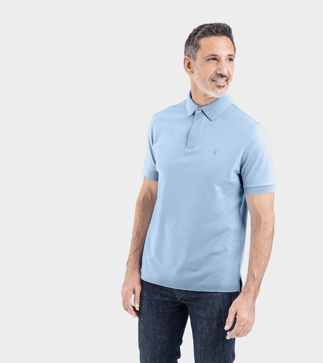 Short Sleeve Perfect Polo - Men's Performance Shirt with StaySharp Collar - Triniskies