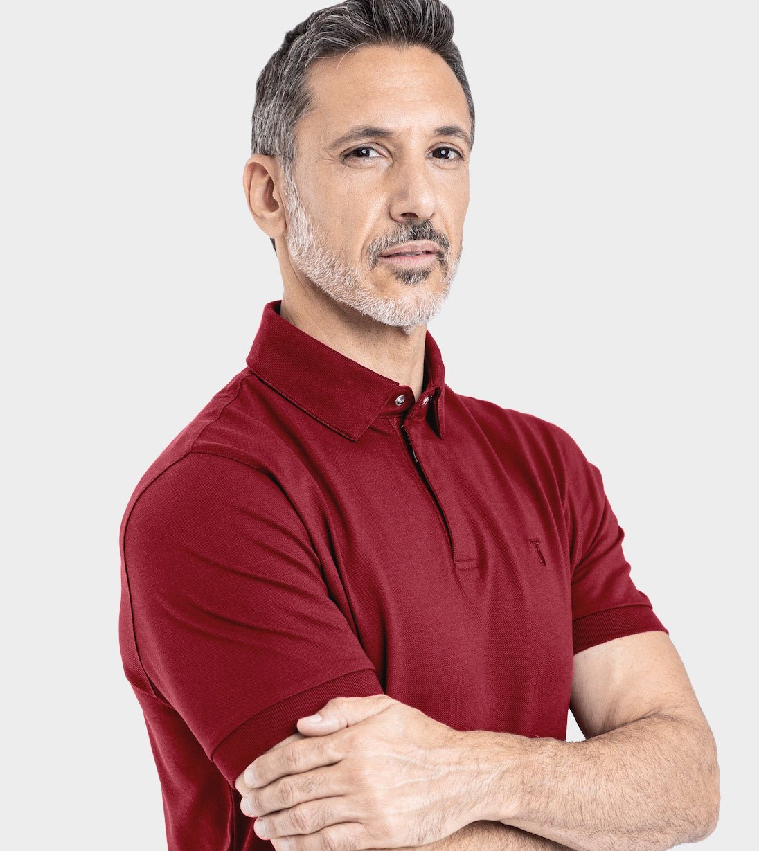 Short Sleeve Perfect Polo - Men's Performance Shirt with StaySharp Collar - Triniskies