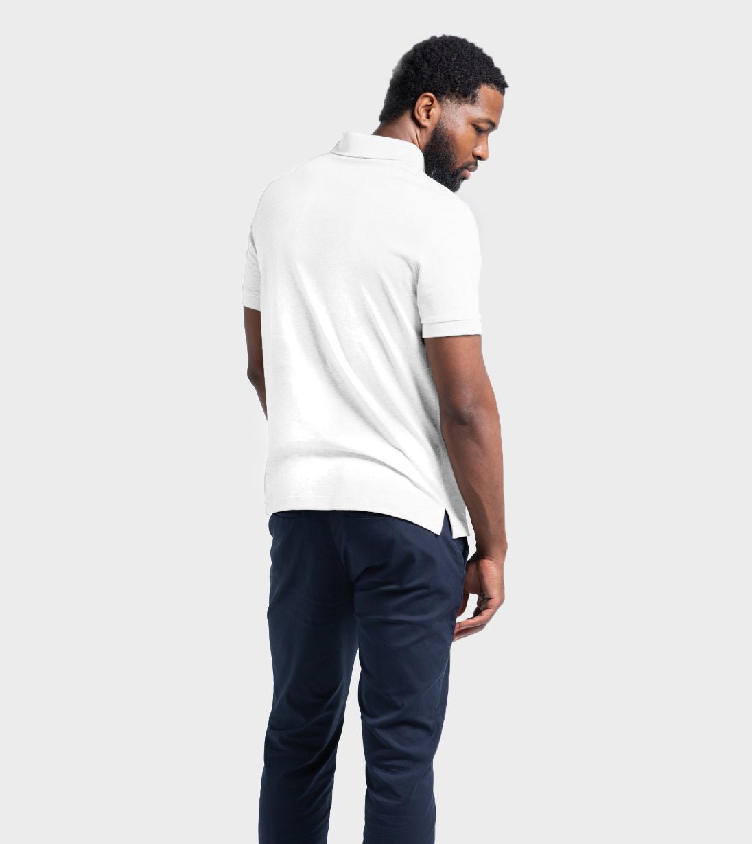 Short Sleeve Perfect Polo - Men's Performance Shirt with StaySharp Collar - Triniskies