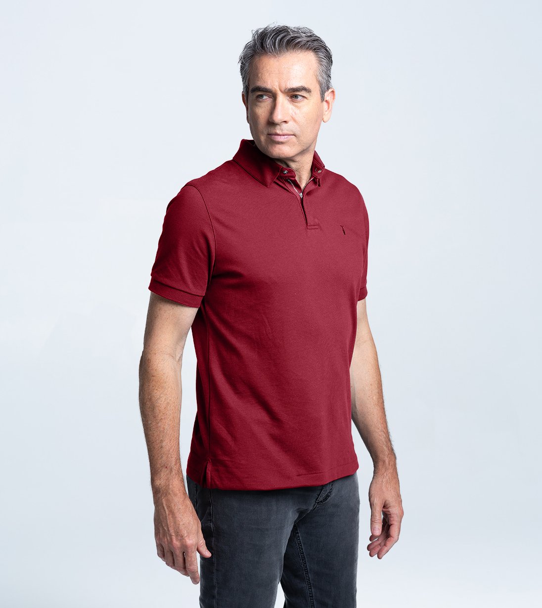Short Sleeve Perfect Polo - Men's Performance Shirt with StaySharp Collar - Triniskies