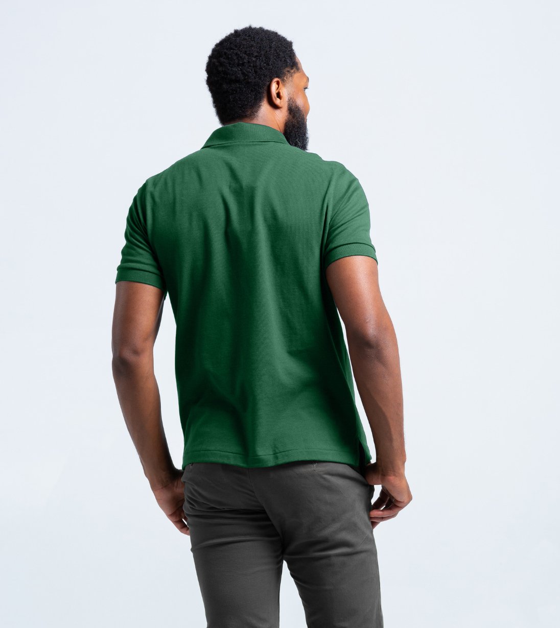 Short Sleeve Perfect Polo - Men's Performance Shirt with StaySharp Collar - Triniskies
