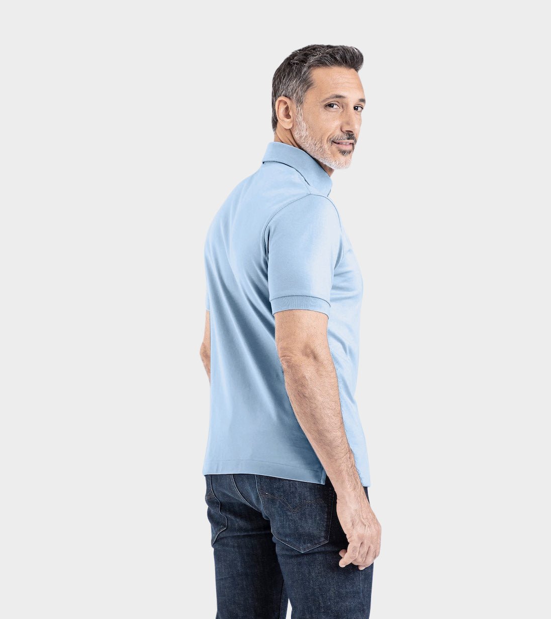 Short Sleeve Perfect Polo - Men's Performance Shirt with StaySharp Collar - Triniskies