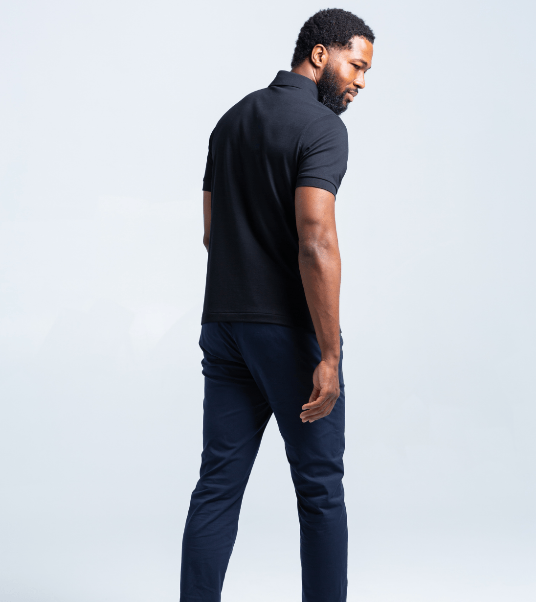 Short Sleeve Perfect Polo - Men's Performance Shirt with StaySharp Collar - Triniskies