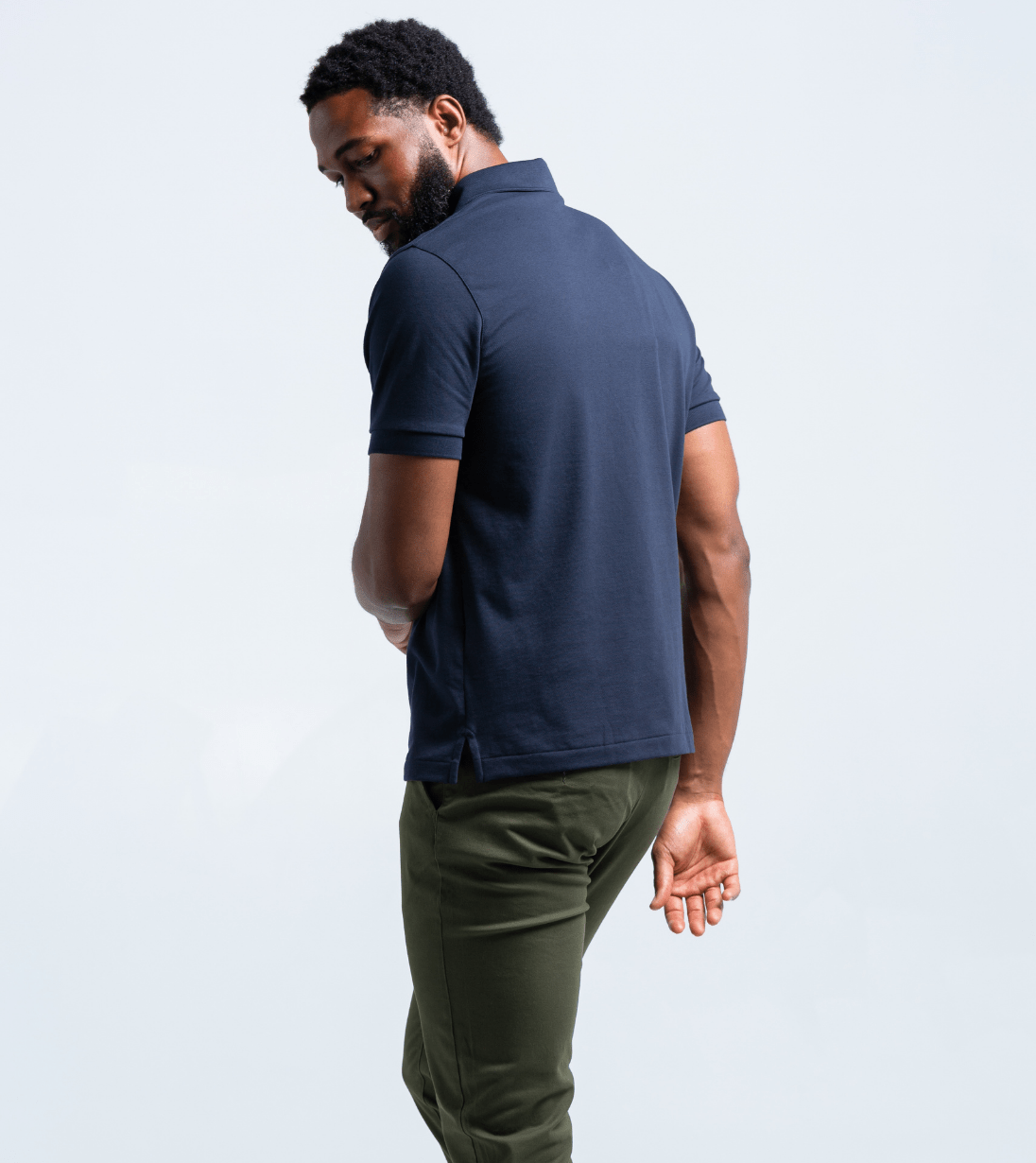 Short Sleeve Perfect Polo - Men's Performance Shirt with StaySharp Collar - Triniskies