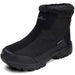 Silentcare Black / 12 SILENTCARE Men's Snow Boots, Fur Lined Waterproof  Anti-Slip Boot, Size 12