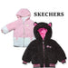 Skechers X Champion 24 months / Black Skechers Baby Girls' Reversible Heavy Sherpa Jacket Coat Size 24 Months * k315