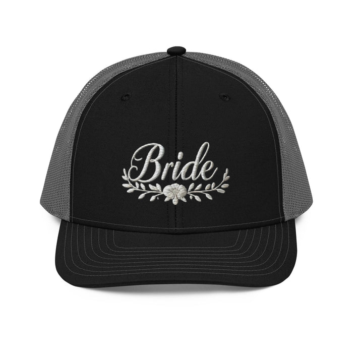 Stylish Bride Trucker Hat: Embroidered, Structured Fit with Snapback Closure Bride Hat for all of Your Special Occassions Great gift