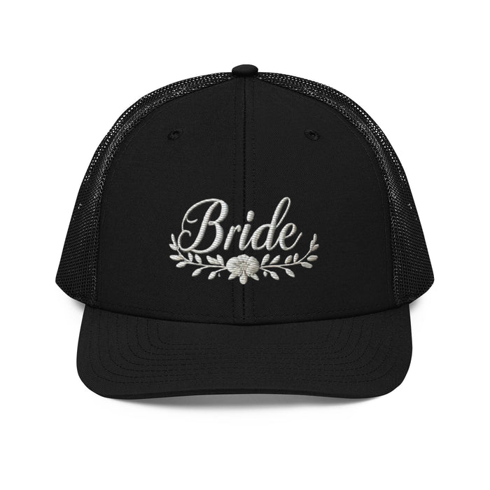 Stylish Bride Trucker Hat: Embroidered, Structured Fit with Snapback Closure Bride Hat for all of Your Special Occassions Great gift