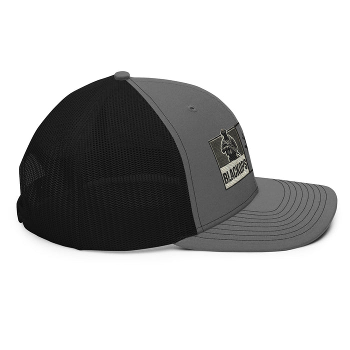 Black Ops Helo Embroidered Tactical Hat- Premium Military Style Cap. Helicopter Tribute