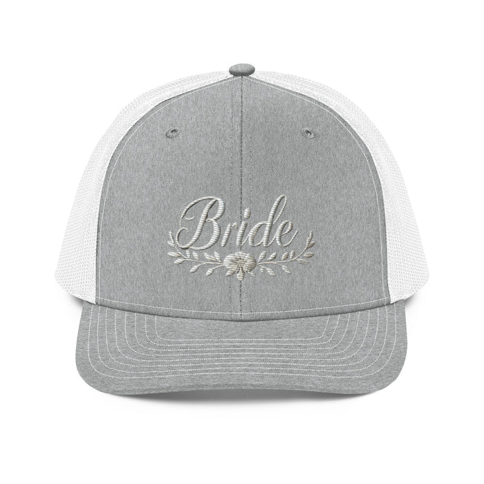 Stylish Bride Trucker Hat: Embroidered, Structured Fit with Snapback Closure Bride Hat for all of Your Special Occassions Great gift