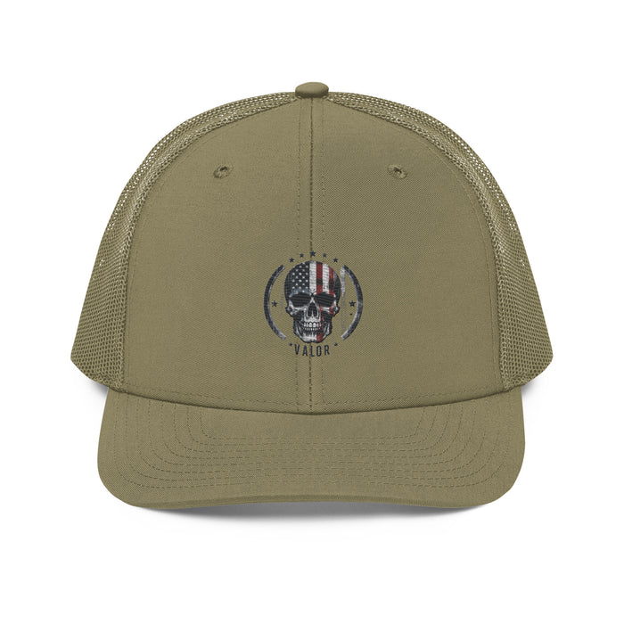 Valor- Patriotic Military Themed Embroidered Hat