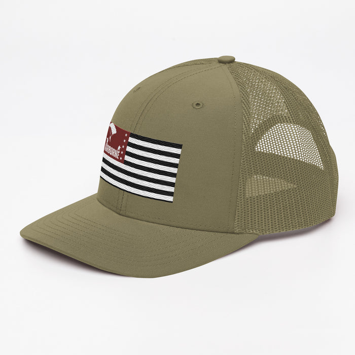 US Army Airborne Military Styled Embroidered Hats, USA Flag, Patriotic Hats