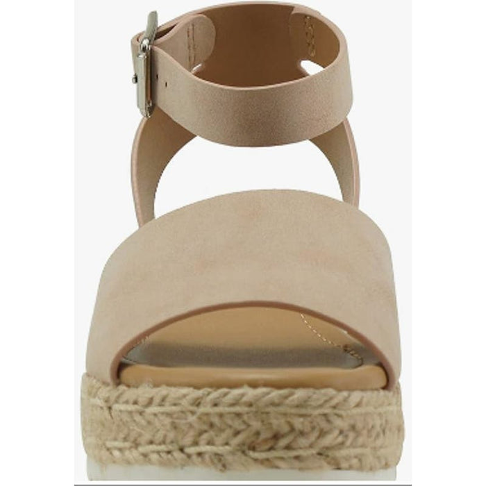 SODA 2 Kids / Mauve "Soda Little Kids/Girls Topic-IIS Espadrille Flatform Wedge Open Toe Sandal"