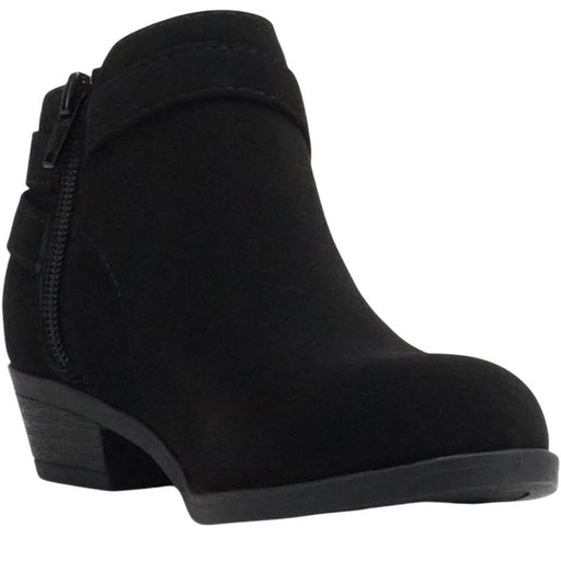 SODA Shoes Soda Women's Ankle Bootie Size 7 Black Criss Cross Strap Block Heel