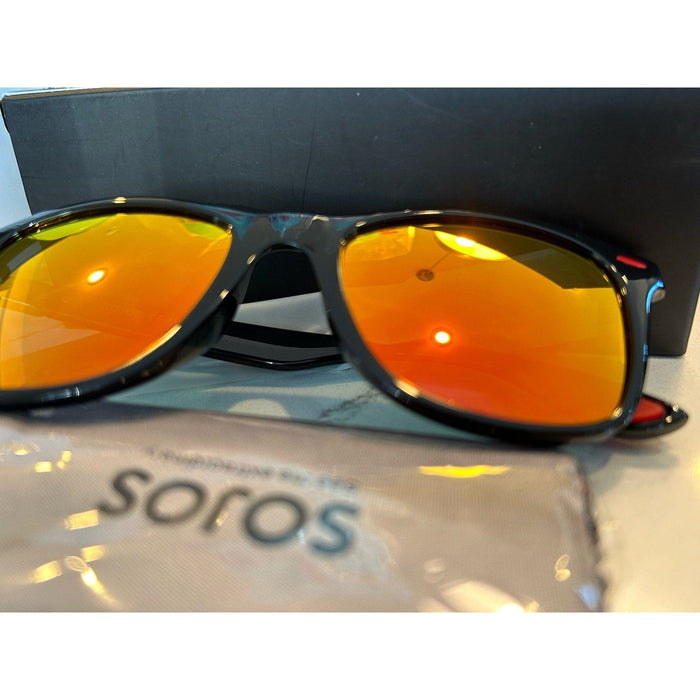 Sojos ONE SIZE / Black SOJOS PolarizedSunglasses - TR90 for Running, Cycling, Fishing, Golf, Driving