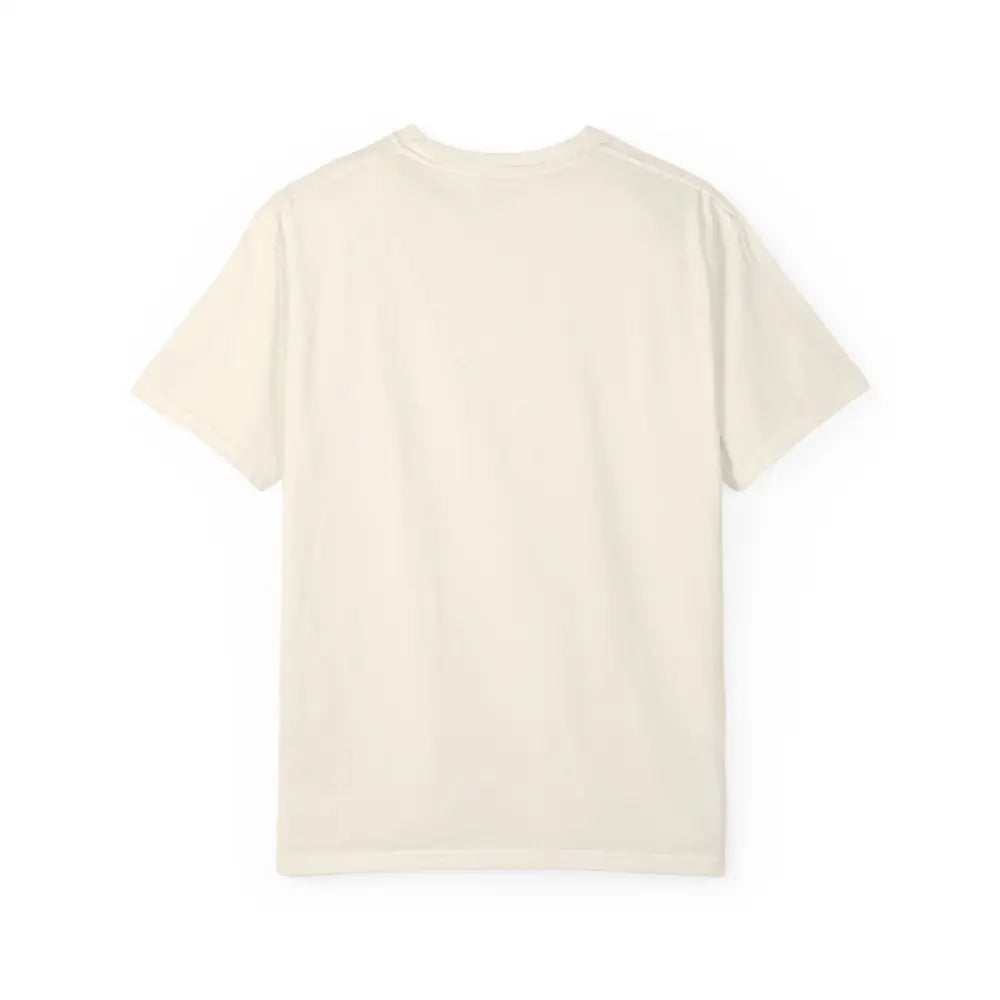 Comfort Colors Blue Cube Graphic Tee in off-white cotton