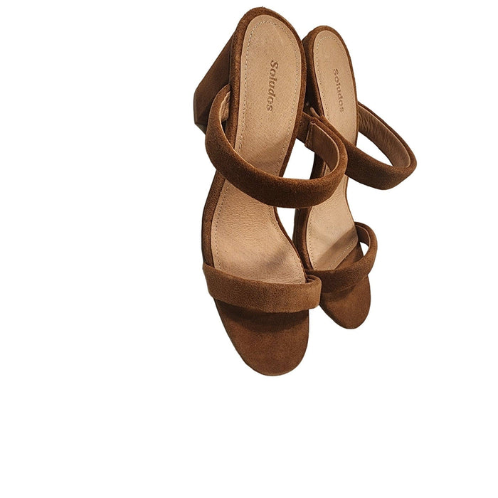 Soludos Soludos Women's Ines Heels – Walnut Brown, Size 9M, Chic & Versatile Shoes