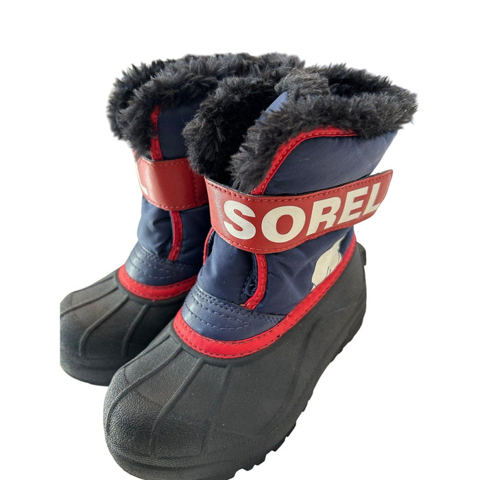 Sorel SOREL Youth Snow Commander Kids Winter Boots Waterproof Fleece-Lined Size 11