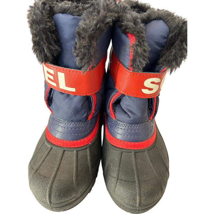 Sorel SOREL Youth Snow Commander Kids Winter Boots Waterproof Fleece-Lined Size 11