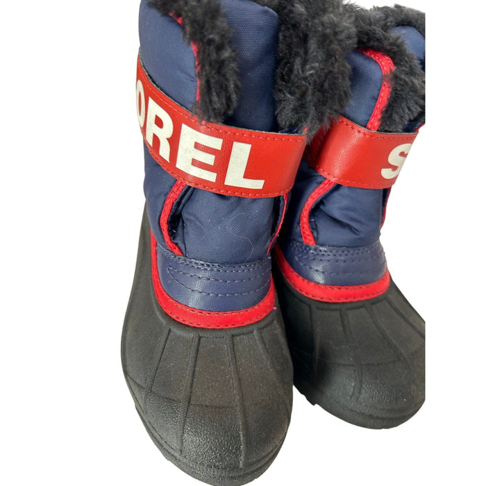 Sorel SOREL Youth Snow Commander Kids Winter Boots Waterproof Fleece-Lined Size 11