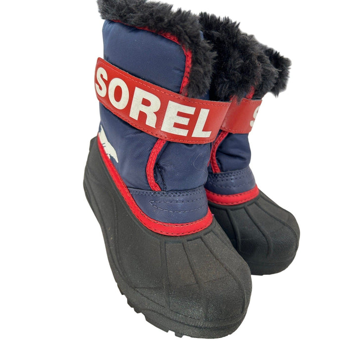 Sorel SOREL Youth Snow Commander Kids Winter Boots Waterproof Fleece-Lined Size 11