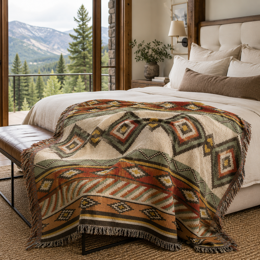 Red Mesa Heirloom Woven Blanket