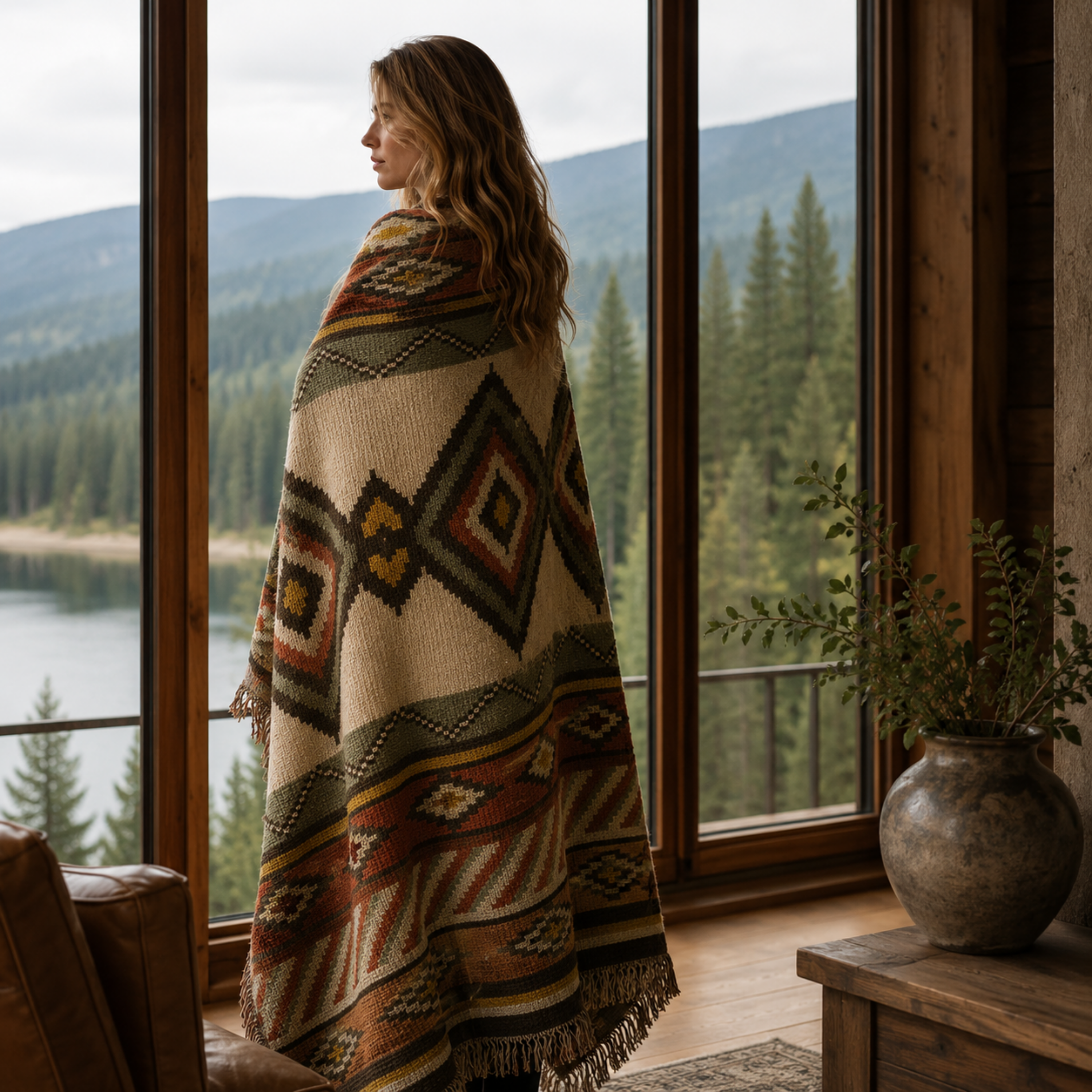 Red Mesa Heirloom Woven Blanket