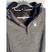 Spyder Large / gray Spyder Gray Quarter-Zip Stylish Hooded Jacket * Warm and Trendy Sweatshirt MSS20