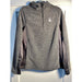 Spyder Large / gray Spyder Gray Quarter-Zip Stylish Hooded Jacket * Warm and Trendy Sweatshirt MSS20