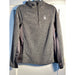 Spyder Large / gray Spyder Gray Quarter-Zip Stylish Hooded Jacket * Warm and Trendy Sweatshirt MSS20