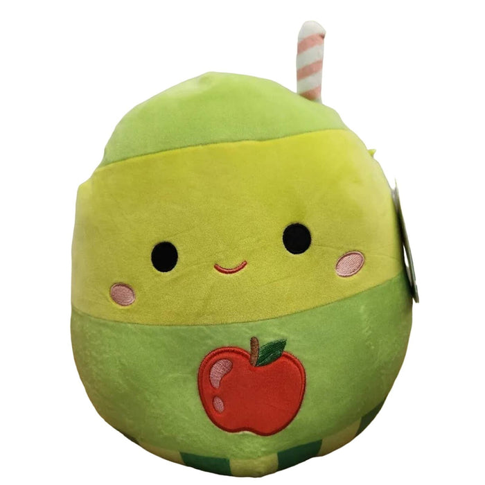 Squishmallow Squishmallow 11 12" Jean Apple Juice Box Soft Green Sweet Fruit Drink Plush NWT