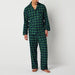 St. John's Bay Small / Green St. John's Bay Men's Long Sleeve 2 piece Pant Pajama Set Size Small * m500