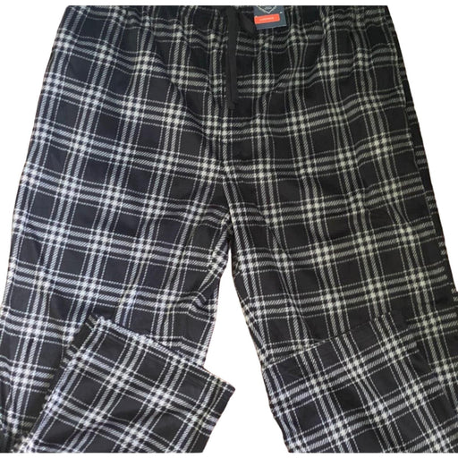 St. John’s bay XXL / Gray St. Johns Bay Men's Gray Buffalo Check Fleece Sleep Pants Pajamas XXLarge MC302