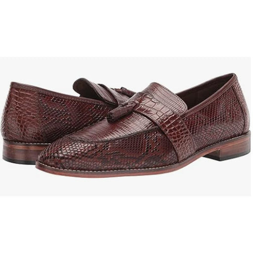 Stacy Adams 8 / Cognac / Leather STACY ADAMS Mens Pacetti Tassel Slip on Loafer, Cognac, 8 US *