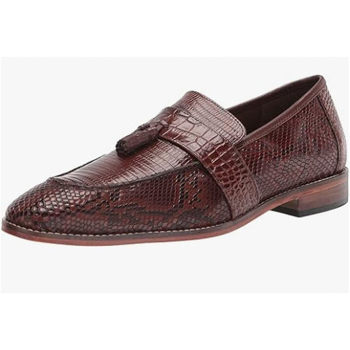 Stacy Adams 8 / Cognac / Leather STACY ADAMS Mens Pacetti Tassel Slip on Loafer, Cognac, 8 US *