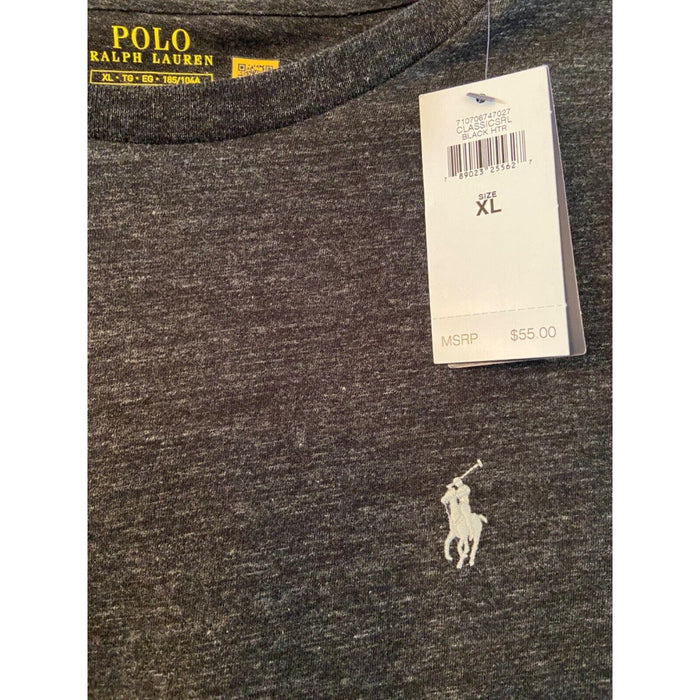 Polo Ralph Lauren Pony Crew Neck T-Shirt - Grey, Size XL * MTS17