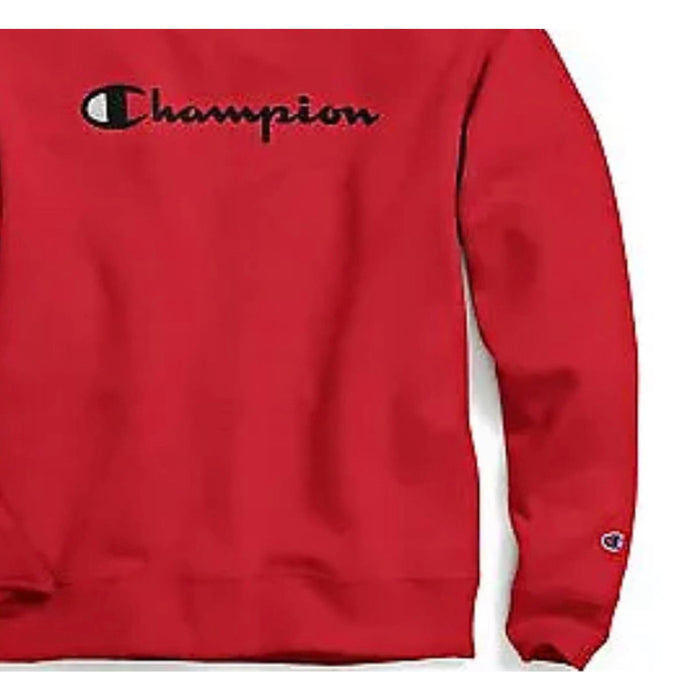 Champion Men's Red Crewneck Sweatshirt, Size M MS 527
