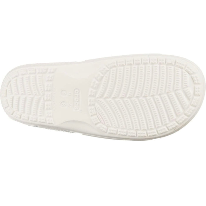 Crocs Unisex Classic Slide Sandals - White, Size 11 Men/13 Women Shoes