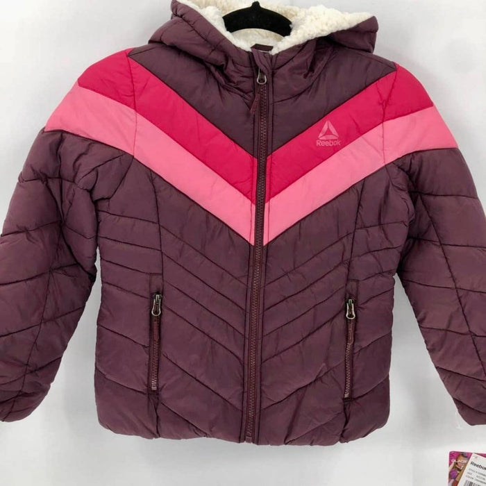 Sherpa Hooded Retro Chevron Reebok Jacket size Xlarge women’s