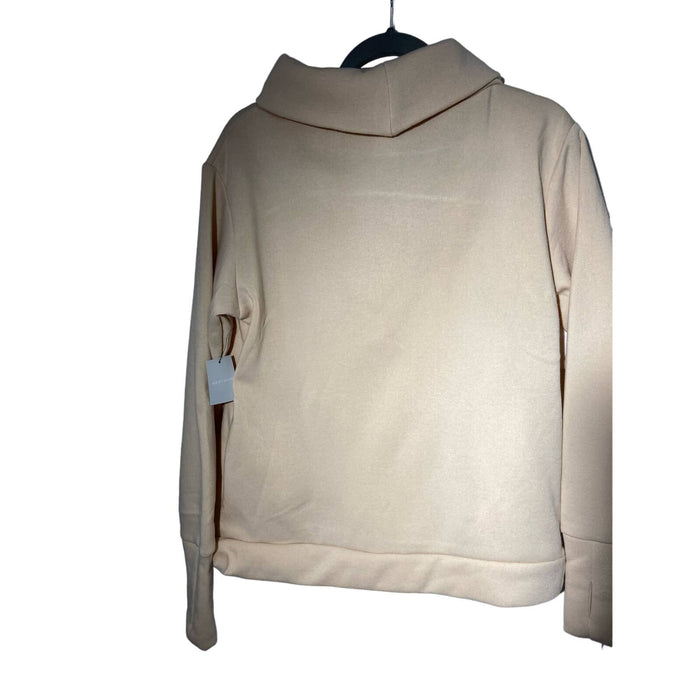 West Loop Cream Cowl Neck Sweater, Size XL * wom253
