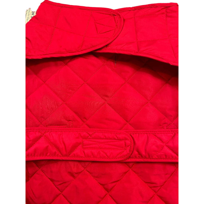 St. Johns Bark Red Dog Vest * Stylish Cold Weather Attire Clothes Pet SZ L